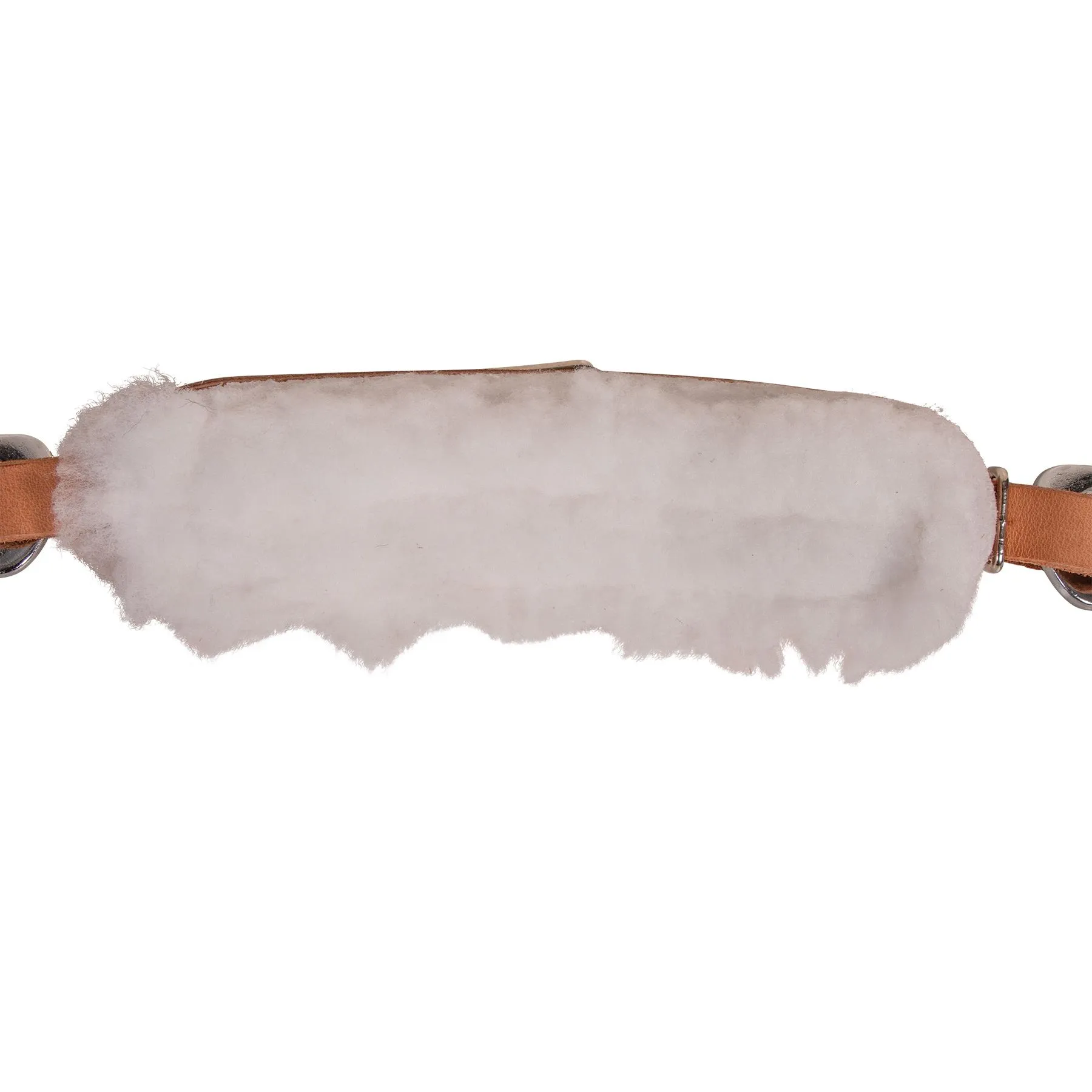 Schneiders® Hackamore Fleece Lined 6" Chrome Plated Cheeks 5 Schneiders® Hackamore Fleece Lined 6" Chrome Plated Cheeks - Image 3