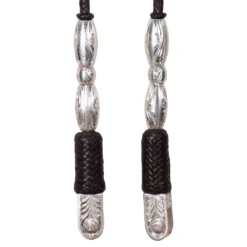 Billy Royal® Direct Contact Romel Reins Silver Plated Dark Oil 32oz -Schneiders Shop 05298 alt b