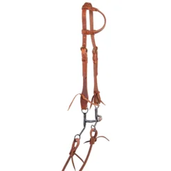 Billy Royal Harness Leather One Ear Headstall -Schneiders Shop 08978 lightoil
