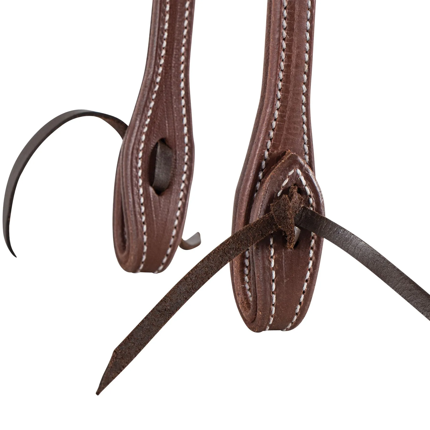 Billy Royal® Oiled Hermann Oak Leather Rolled One Ear Headstall 5 Billy Royal® Oiled Hermann Oak Leather Rolled One Ear Headstall - Image 3