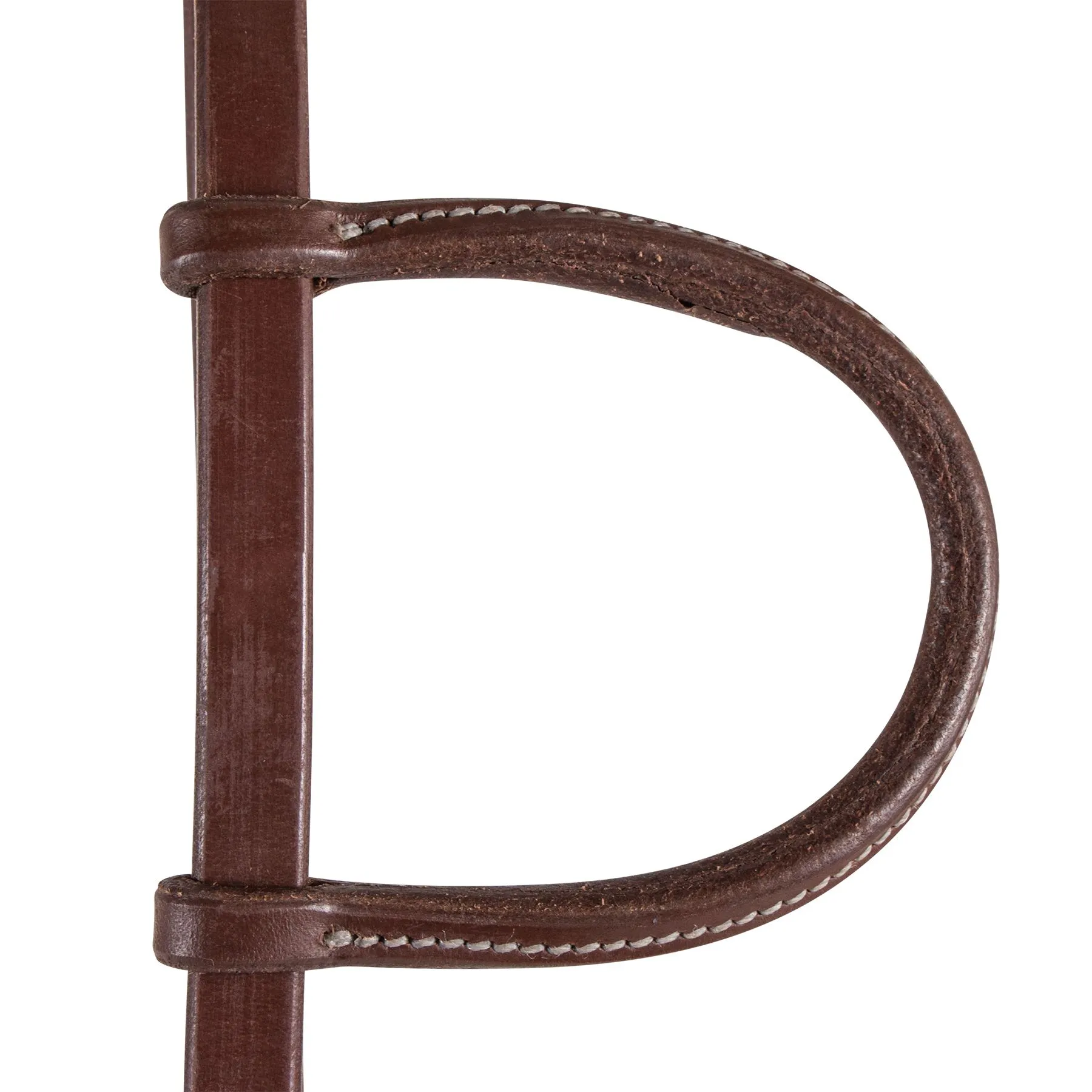 Billy Royal® Oiled Hermann Oak Leather Rolled One Ear Headstall 6 Billy Royal® Oiled Hermann Oak Leather Rolled One Ear Headstall - Image 4