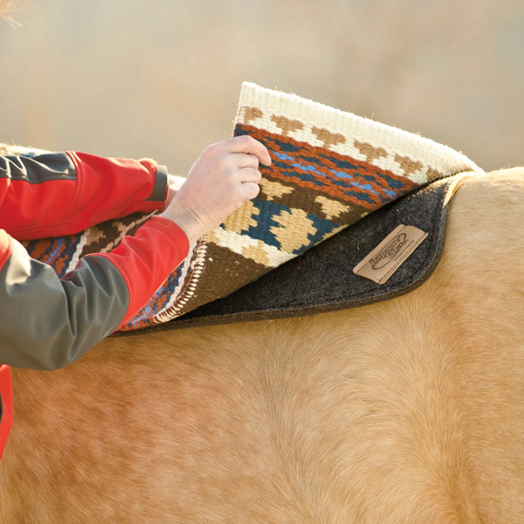 Impact Gel™ Underlayment 1/2" With XT Lite Gel Saddle Pad 7 Impact Gel™ Underlayment 1/2" With XT Lite Gel Saddle Pad - Image 5