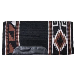 Dura-Tech® Wool Perfomance Western Saddle Pad -Schneiders Shop 35055 blackbrowncream
