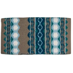 Schneiders® Rosey Western Show Saddle Blanket 36" X 34" -Schneiders Shop 36497 blue