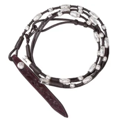 Billy Royal® Direct Contact Leather Romel Reins - 25oz -Schneiders Shop 36741 darkoil