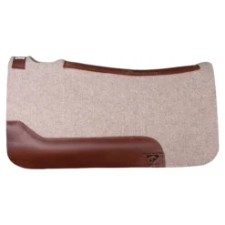 Diamond Wool® Contour Cowboy 1" Western Pad 32" X 32" -Schneiders Shop 38440 tan