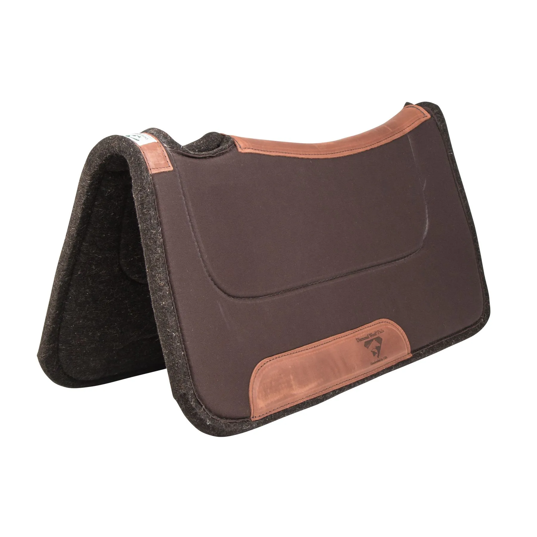 Diamond Wool Contour Ranch Western Saddle Pad 4 Diamond Wool Contour Ranch Western Saddle Pad - Image 2