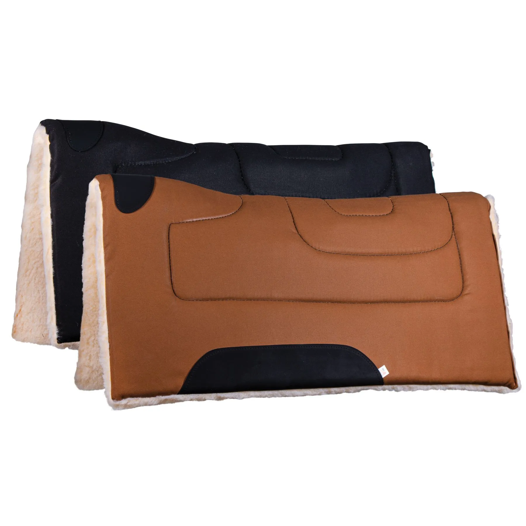 Dura-Tech® Contour Fleece Canvas Western Saddle Pad 4 Dura-Tech® Contour Fleece Canvas Western Saddle Pad - Image 2