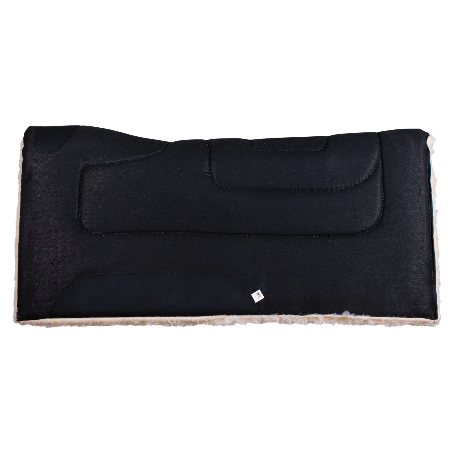 Dura-Tech® Contour Fleece Canvas Western Saddle Pad 6 Dura-Tech® Contour Fleece Canvas Western Saddle Pad - Image 4