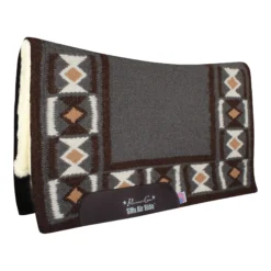 Professional's Choice® Comfort-Fit SMx Air Ride™ Hourglass Western Saddle Pad -Schneiders Shop 38765 charcoalchocolate