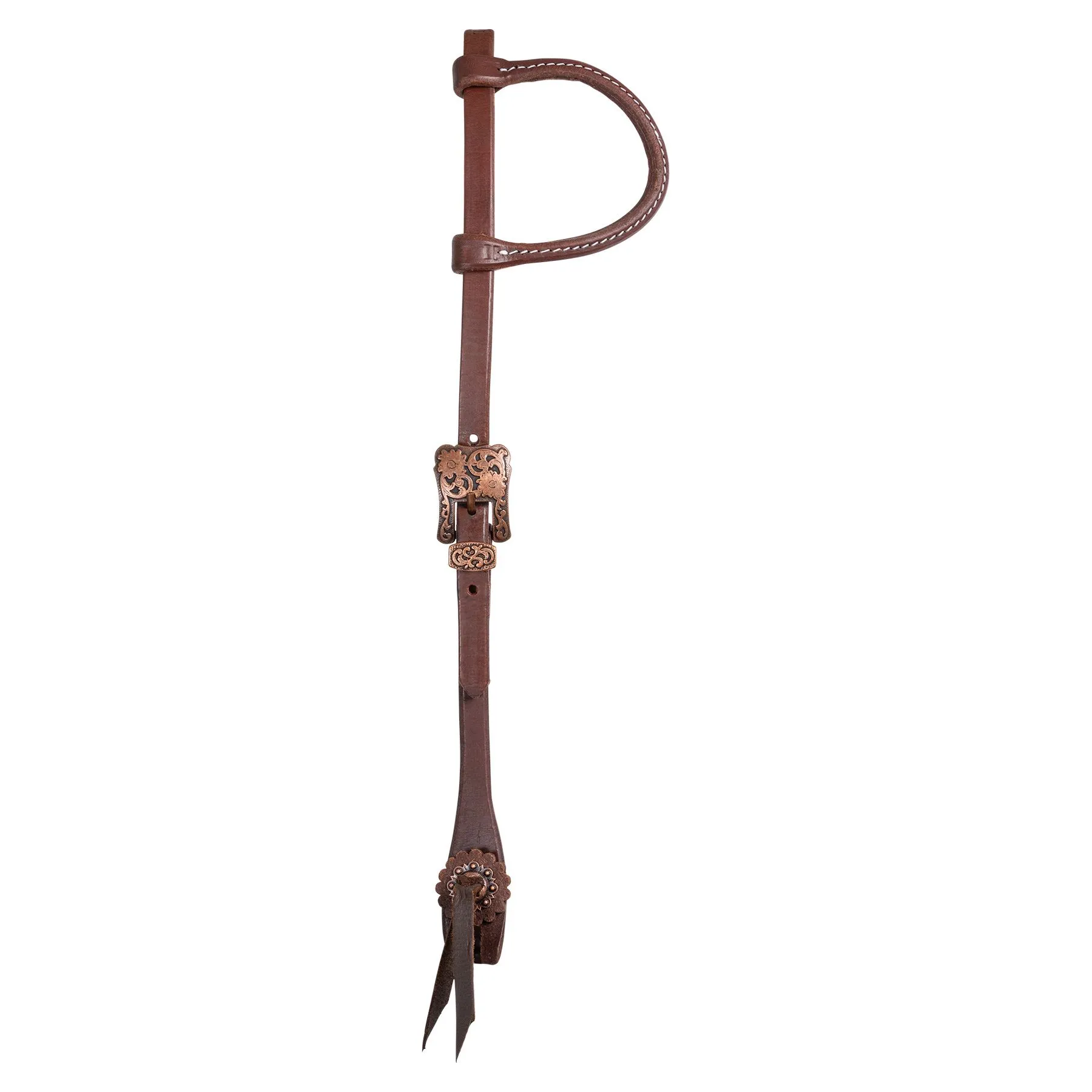 Billy Royal® Oiled Hermann Oak Performance One Ear Quick Change Headstall 6 Billy Royal® Oiled Hermann Oak Performance One Ear Quick Change Headstall - Image 4