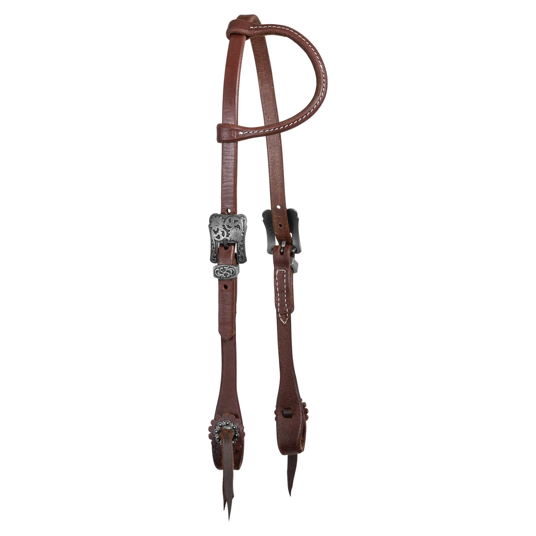 Billy Royal® Oiled Hermann Oak Performance One Ear Quick Change Headstall 10 Billy Royal® Oiled Hermann Oak Performance One Ear Quick Change Headstall - Image 8
