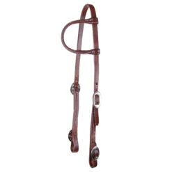Billy Royal® Oiled Hermann Oak One Ear Buckle End Headstall 11 Billy Royal® Oiled Hermann Oak One Ear Buckle End Headstall -Schneiders Shop 40134 oiled