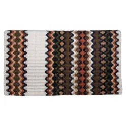 Mayatex Gemini Western Show Saddle Blanket -Schneiders Shop 40224 whitebrownrust