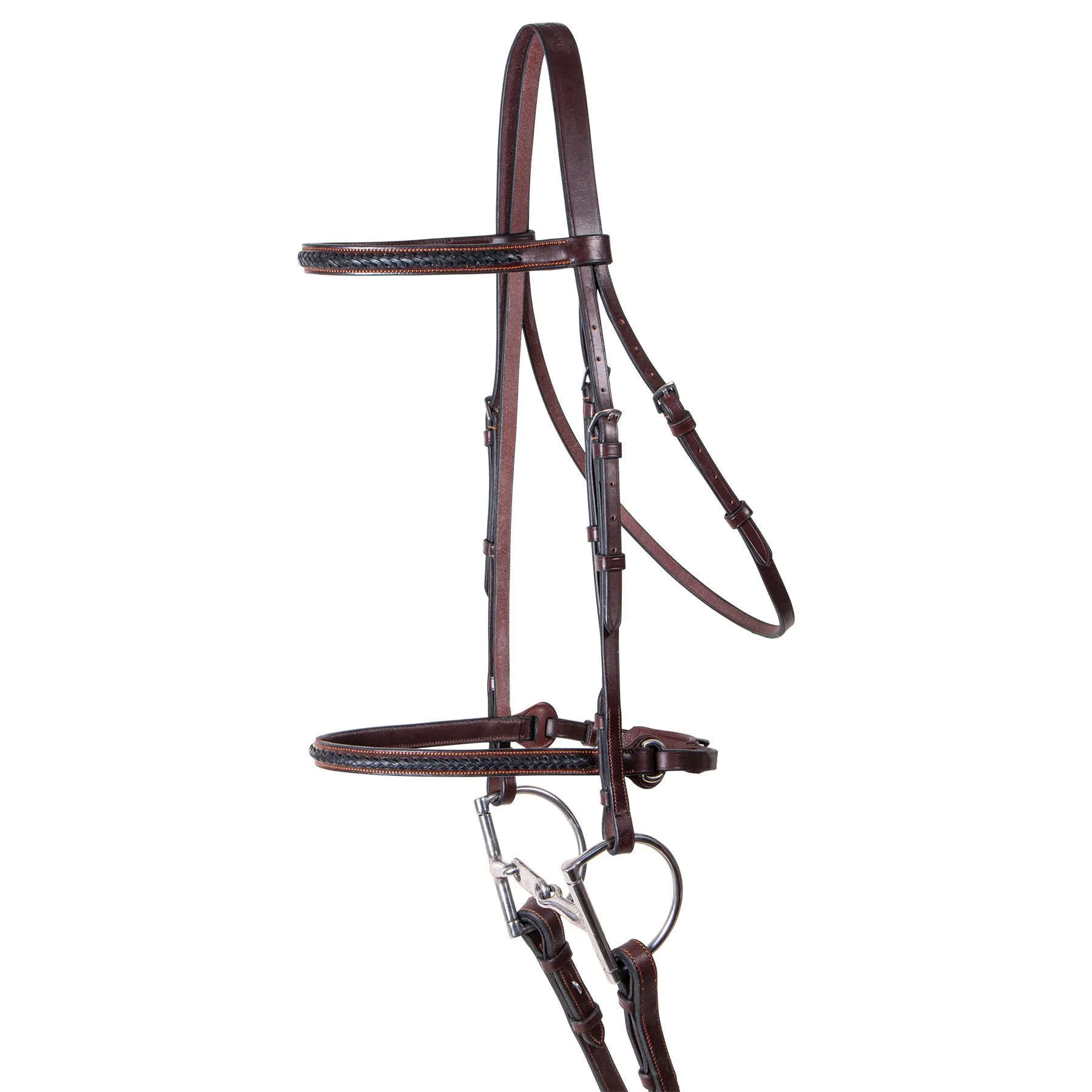 Joseph Sterling® Braided Hunter Bridle With Drawtite Caveson 4 Joseph Sterling® Braided Hunter Bridle With Drawtite Caveson - Image 2