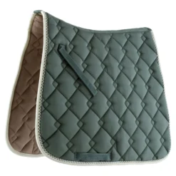 Weatherbeeta Roma® Ecole Double Diamond Dressage Saddle Pad -Schneiders Shop 40710 sagecream