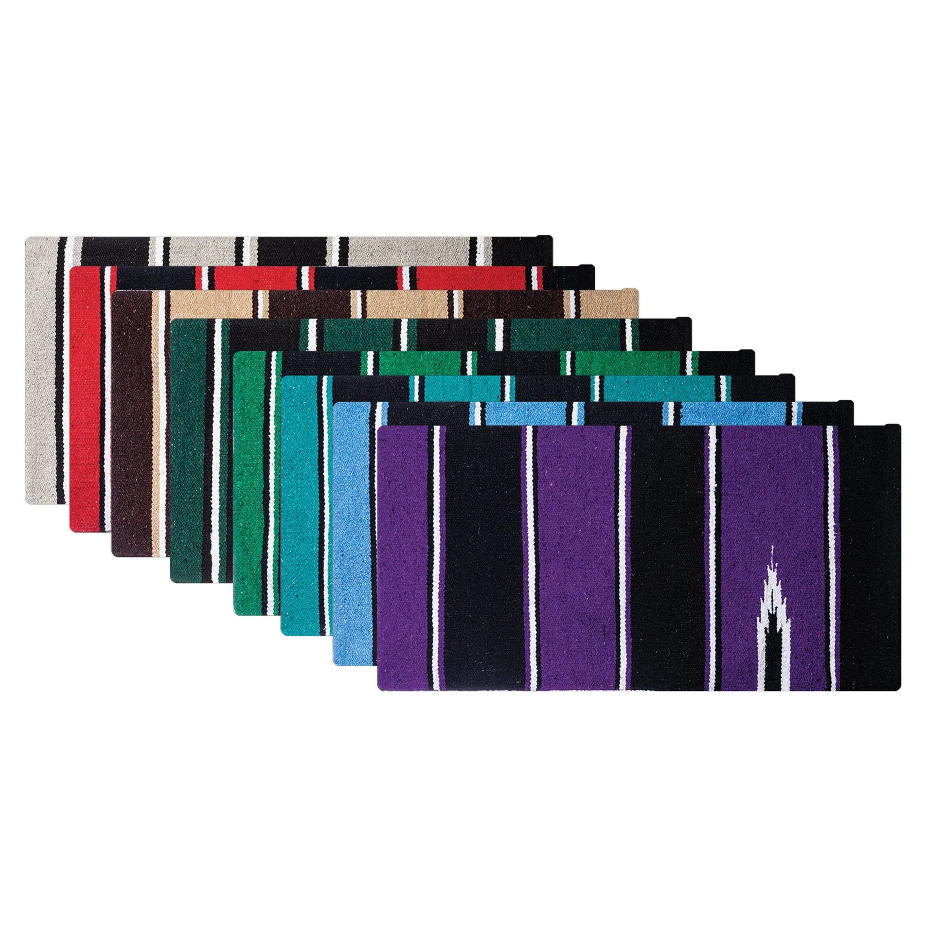 Dura-Tech® Printed Double Layer Navajo Western Saddle Blanket 32" X 32" 3 Dura-Tech® Printed Double Layer Navajo Western Saddle Blanket 32" X 32"