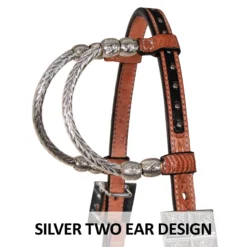 Billy Royal Mesquite Two Ear Headstall -Schneiders Shop 40824 feature e overlay
