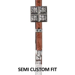 Billy Royal Mesquite Two Ear Headstall -Schneiders Shop 40824 feature f overlay