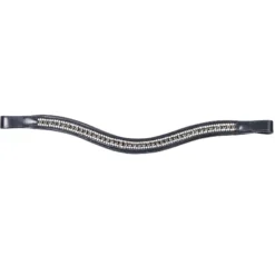 Joseph Sterling® Regal Padded Curved Crystal Browband 10 Joseph Sterling® Regal Padded Curved Crystal Browband -Schneiders Shop 41021 crystalwithgray