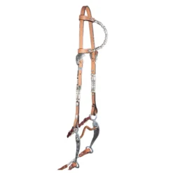 Double S Cody One-Ear Double Ferrule Headstall -Schneiders Shop 41085 lightoil