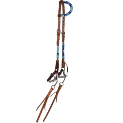 Double S Beaded One Ear Headstall -Schneiders Shop 41110 alt p