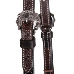 Double S Tooled One Ear Headstall -Schneiders Shop 41114 alt e