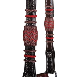 Double S Tooled One Ear Headstall -Schneiders Shop 41114 alt g