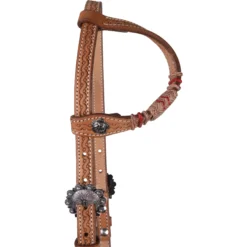 Double S Tooled One Ear Headstall -Schneiders Shop 41114 alt i