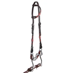 Double S Tooled One Ear Headstall -Schneiders Shop 41114 chocolate