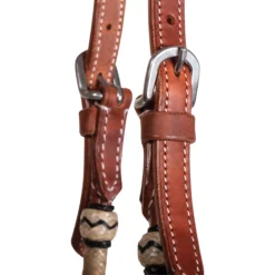 Double S Harness Leather Two Ear Headstall With Rawhide 18 Double S Harness Leather Two Ear Headstall With Rawhide -Schneiders Shop 41116 alt e