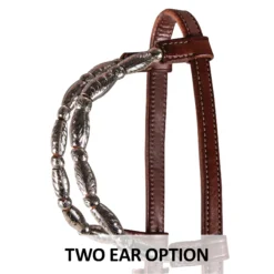 Double S Two Ear Diamond Spray Headstall -Schneiders Shop 41230 feature c overlay