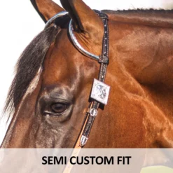 Billy Royal Gwendolyn Two Ear Headstall -Schneiders Shop 41286 feature e overlay