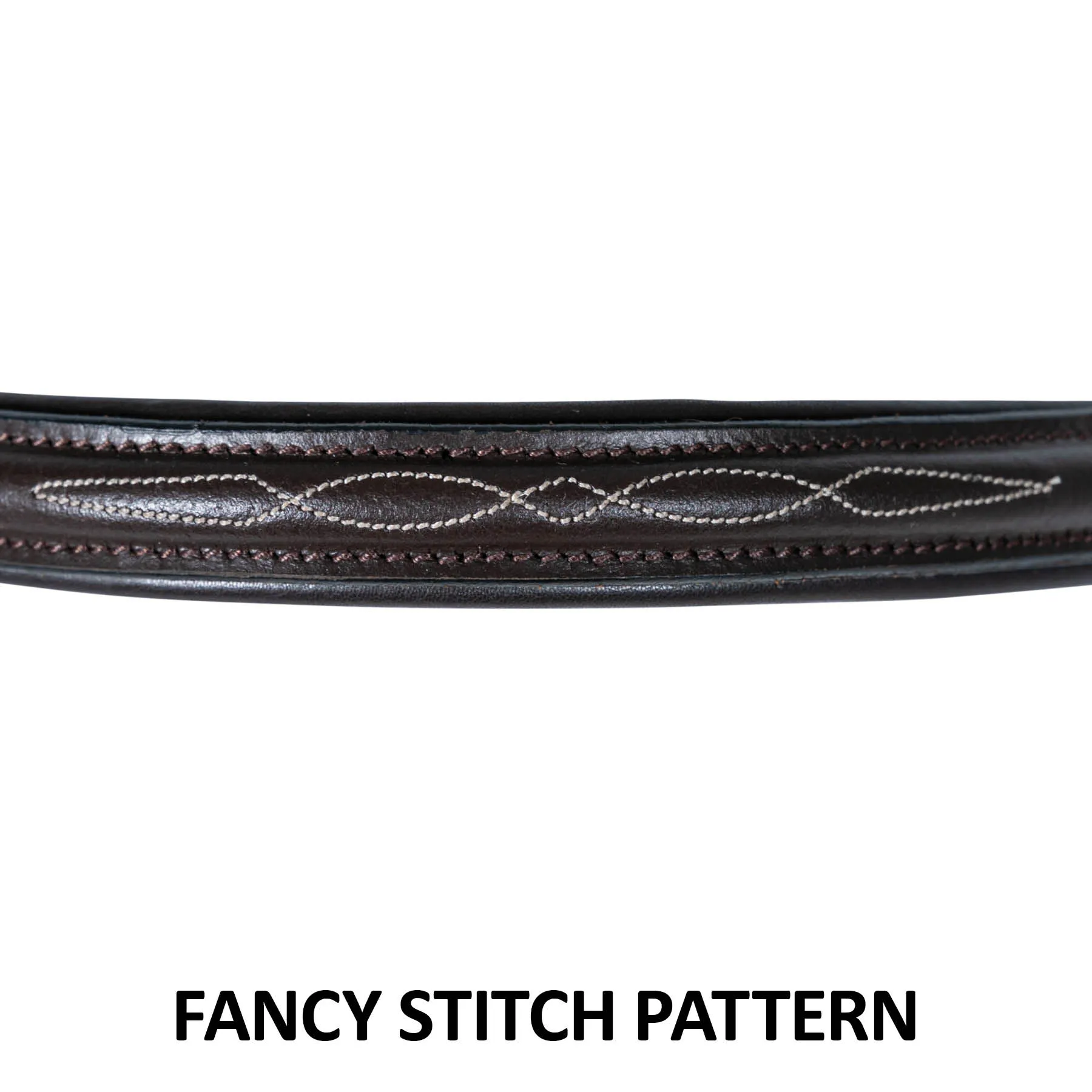 Premier® Premier Comfort Plus Padded Fancy Stitch Hunter Bridle For Horses 6 Premier® Premier Comfort Plus Padded Fancy Stitch Hunter Bridle For Horses - Image 4