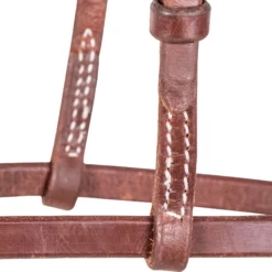 Billy Royal Oiled Royal Herman Oak Flat Nose Caveson For Horses -Schneiders Shop 41310 alt e