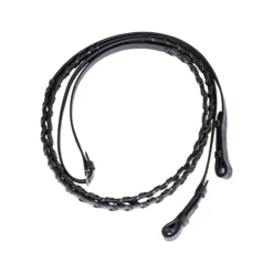 Pinnacle X-Long Laced Reins 5/8 X 64 -Schneiders Shop 41497 havana