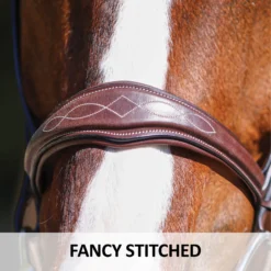 Joseph Sterling® Shaped Padded Monocrown English Bridle -Schneiders Shop 41686 feature d overlay