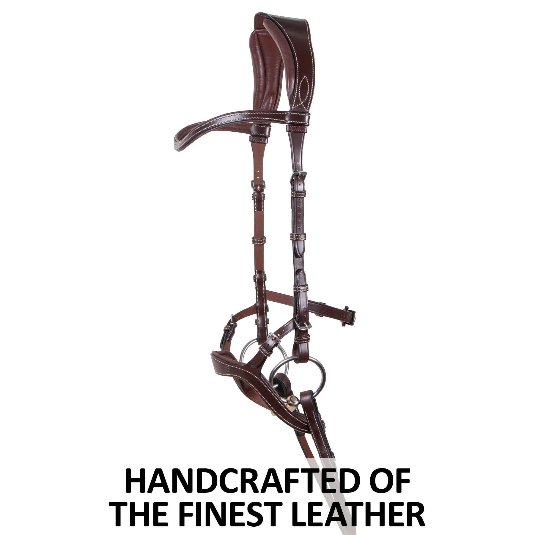 Joseph Sterling® Anatomic Poll Relief Monocrown English Bridle 4 Joseph Sterling® Anatomic Poll Relief Monocrown English Bridle - Image 2