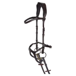 Joseph Sterling® Anatomic Poll Relief Monocrown English Bridle 22 Joseph Sterling® Anatomic Poll Relief Monocrown English Bridle -Schneiders Shop 41687 havana