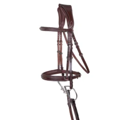 Joseph Sterling® Padded Poll Relief Monocrown English Bridle -Schneiders Shop 41688 darkchestnut