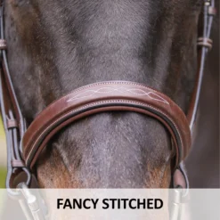 Joseph Sterling® Padded Poll Relief Monocrown English Bridle -Schneiders Shop 41688 feature c overlay