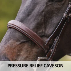 Joseph Sterling® Padded Poll Relief Monocrown English Bridle -Schneiders Shop 41688 feature d overlay