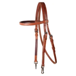 Double S Browband Training Bridle With Snaps -Schneiders Shop 41732 alt b