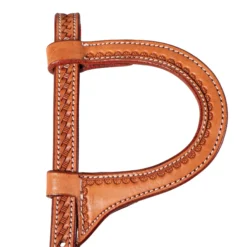 Double S Teardrop Basketweave One Ear Headstall -Schneiders Shop 41750 alt c