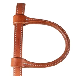Double S Rolled One Ear Harness Leather Headstall -Schneiders Shop 41761 alt c