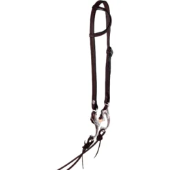 Billy Royal Basketweave Tooled One Ear Headstall -Schneiders Shop 41975 alt a