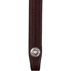 Billy Royal Basketweave Tooled One Ear Headstall -Schneiders Shop 41975 alt b