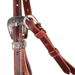 Double S Two-Tone Studded Browband Headstall -Schneiders Shop 42373 alt g