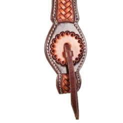 Double S Basketweave Futurity Browband Headstall -Schneiders Shop 42374 alt g