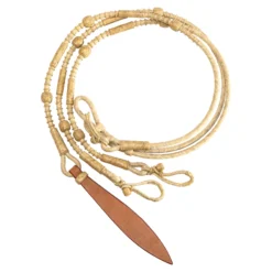 Double S Classic Rawhide Romel Reins For Horses 18 Oz -Schneiders Shop 42475 natural